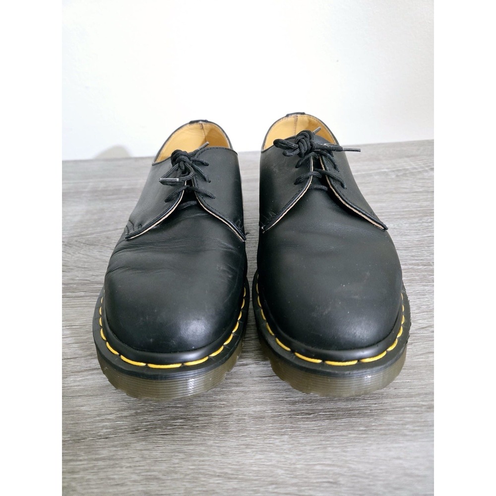 Black Doc‎ Martens Unisex Adult Vegan Oxford Shoes Boots Size 7